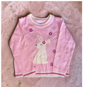 Celebrate! -‎ Girls Pink Bunny Sweater - Size 3T - *NWT*